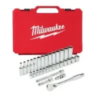 Milwaukee Zestaw grzechotek i nasadek 3/8 Drive 32 szt. Zestaw grzechotek i nasadek metrycznych 4932464945