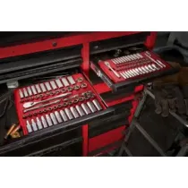 Milwaukee Zestaw grzechotek i nasadek 3/8 Drive 56 szt. Zestaw grzechotek i nasadek SAE + metryczny 4932464946