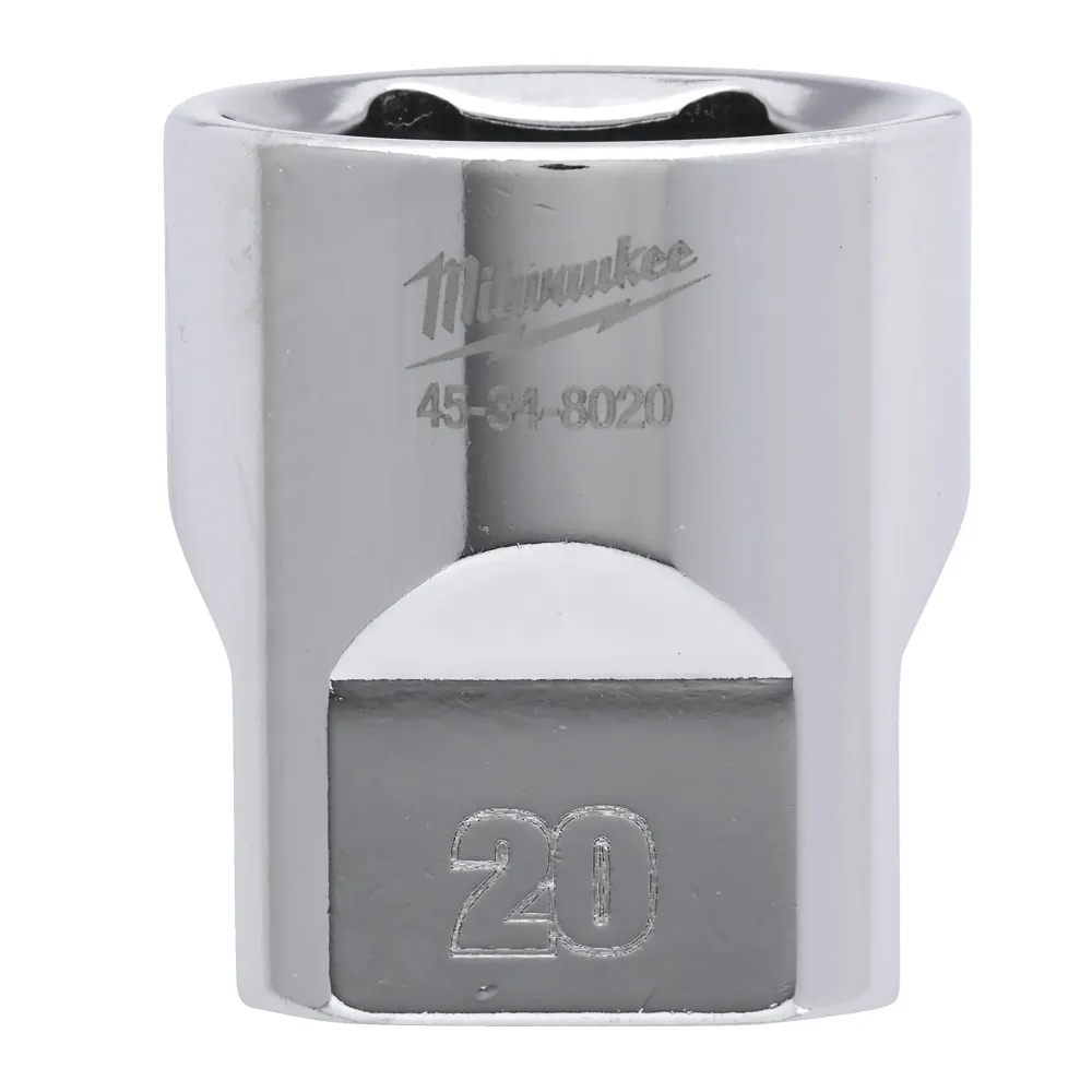Milwaukee Nasadki 3/8 Drive Nasadka 3/8 Drive Metryczna Standardowa - 20 mm 4932479996