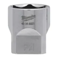 Milwaukee Nasadki 3/8 Drive Nasadka 3/8 Drive Metryczna Standardowa - 21 mm 4932479997