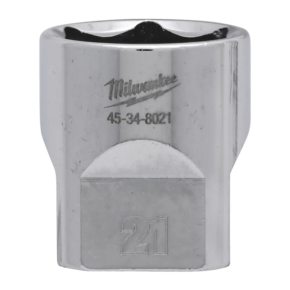 Milwaukee Nasadki 3/8 Drive Nasadka 3/8 Drive Metryczna Standardowa - 21 mm 4932479997