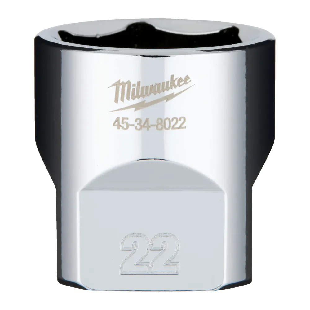 Milwaukee Nasadki 3/8 Drive Nasadka 3/8 Drive Metryczna Standardowa - 22 mm 4932479998