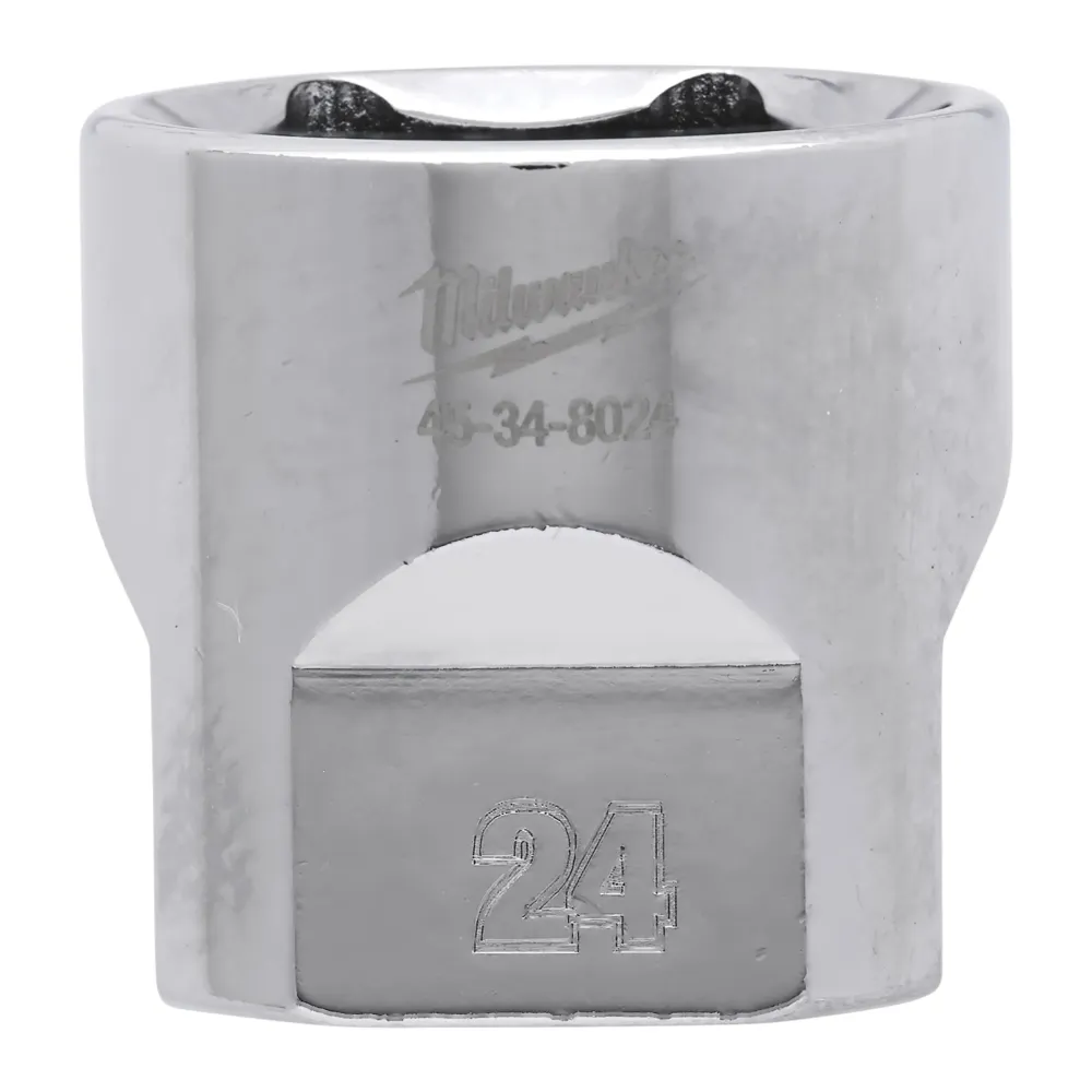 Milwaukee Nasadki 3/8 Drive Nasadka 3/8 Drive Metryczna Standardowa - 24 mm 4932480000