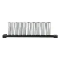 Milwaukee Zestawy nasadek 3/8" Drive Chrome Nasadki metryczne głębokie Chrome 3/8" Drive - 10 szt. 4932492509