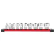 Milwaukee Zestawy nasadek 3/8" Drive Chrome Nasadki 3/8" Drive SAE Chrome - 10 szt. 4932492508