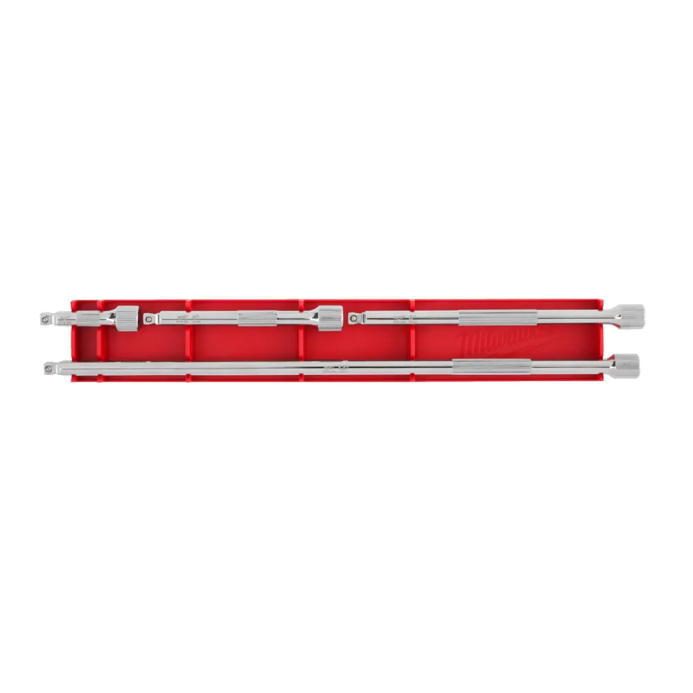 Milwaukee Zestaw przedłużaczy do napędów 3/8" Wobble Zestaw przedłużaczy do napędów 3/8" Wobble - 4 szt. 4932480641