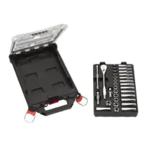 Milwaukee Zestaw grzechotek i nasadek 3/8" metryczny 32 szt. Zestaw grzechotek i nasadek PACKOUT 4932478813