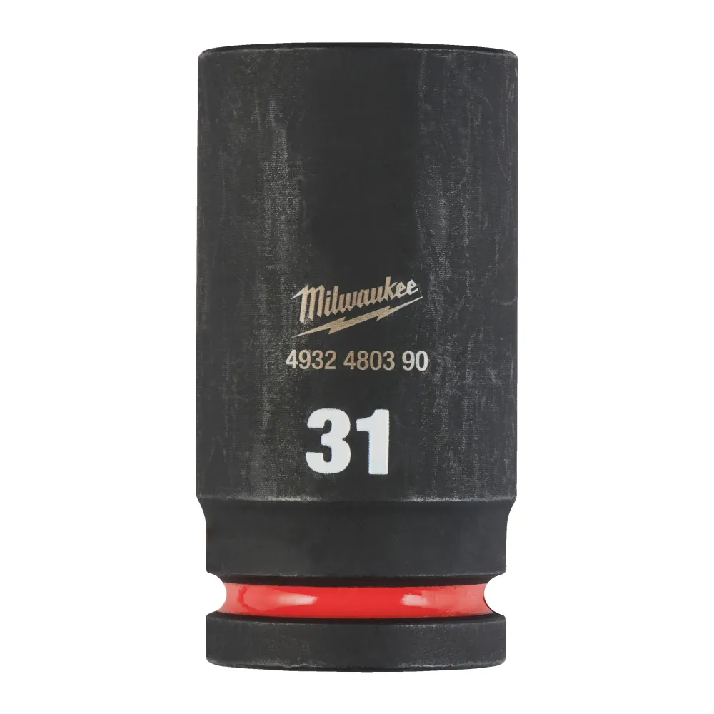 Milwaukee SHOCKWAVE™ IMPACT DUTY NASADKI UDAROWE 31 mm 3/4" nasadka udarowa głęboka - 1 szt. 4932480390