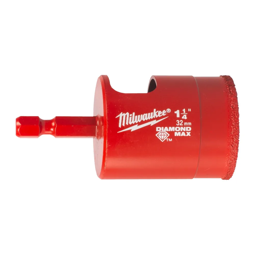 Milwaukee Wiertła na mokro Diamond Max 32 mm ¼" Hex 4932498352