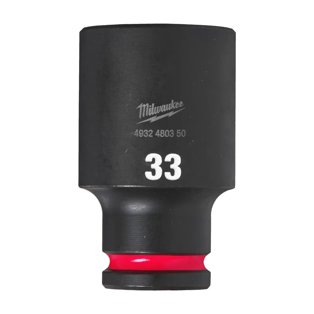Milwaukee SHOCKWAVE™ IMPACT DUTY NASADKI UDAROWE 33 mm 1/2" nasadka udarowa głęboka - 1 szt. 4932480350