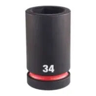 Milwaukee SHOCKWAVE™ IMPACT DUTY NASADKI UDAROWE 34 mm 1" nasadka udarowa głęboka - 1 szt. 4932480428