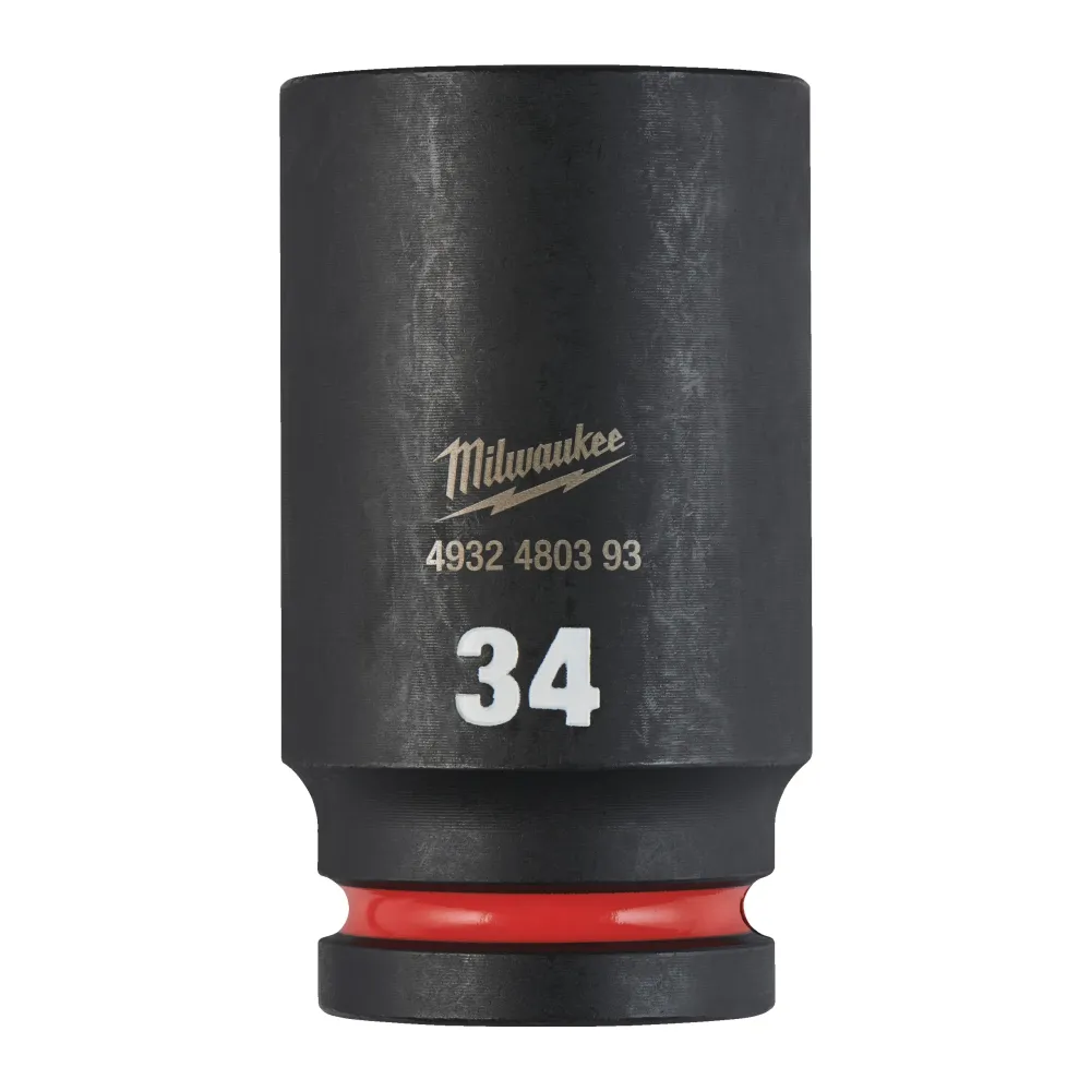 Milwaukee SHOCKWAVE™ IMPACT DUTY NASADKI UDAROWE 34 mm 3/4" nasadka udarowa głęboka - 1 szt. 4932480393