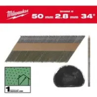 Milwaukee Gwoździe szkieletowe 34° II 34° D-Head 50 mm / RS / B / SC1 - 2,200 szt. 4932492599