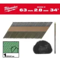 Milwaukee Gwoździe szkieletowe 34° II 34° D-Head 63 mm / RS / B / SC1 - 2.200 szt. 4932492600