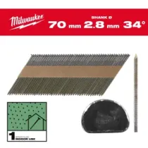 Milwaukee Gwoździe szkieletowe 34° II 34° D-Head 70 mm / RS / B / SC1 - 2,200 szt. 4932492601