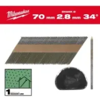 Milwaukee Gwoździe szkieletowe 34° II 34° D-Head 70 mm / RS / B / SC1 - 2,200 szt. 4932492601