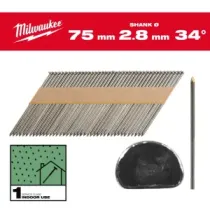 Milwaukee Gwoździe szkieletowe 34° II 34° D-Head 75 mm / SS / B / SC1 - 2,200 szt. 4932492597