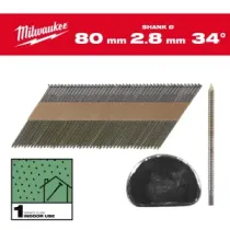 Milwaukee Gwoździe szkieletowe 34° II 34° D-Head 80 mm / RS / B / SC1 - 2,200 szt. 4932492603