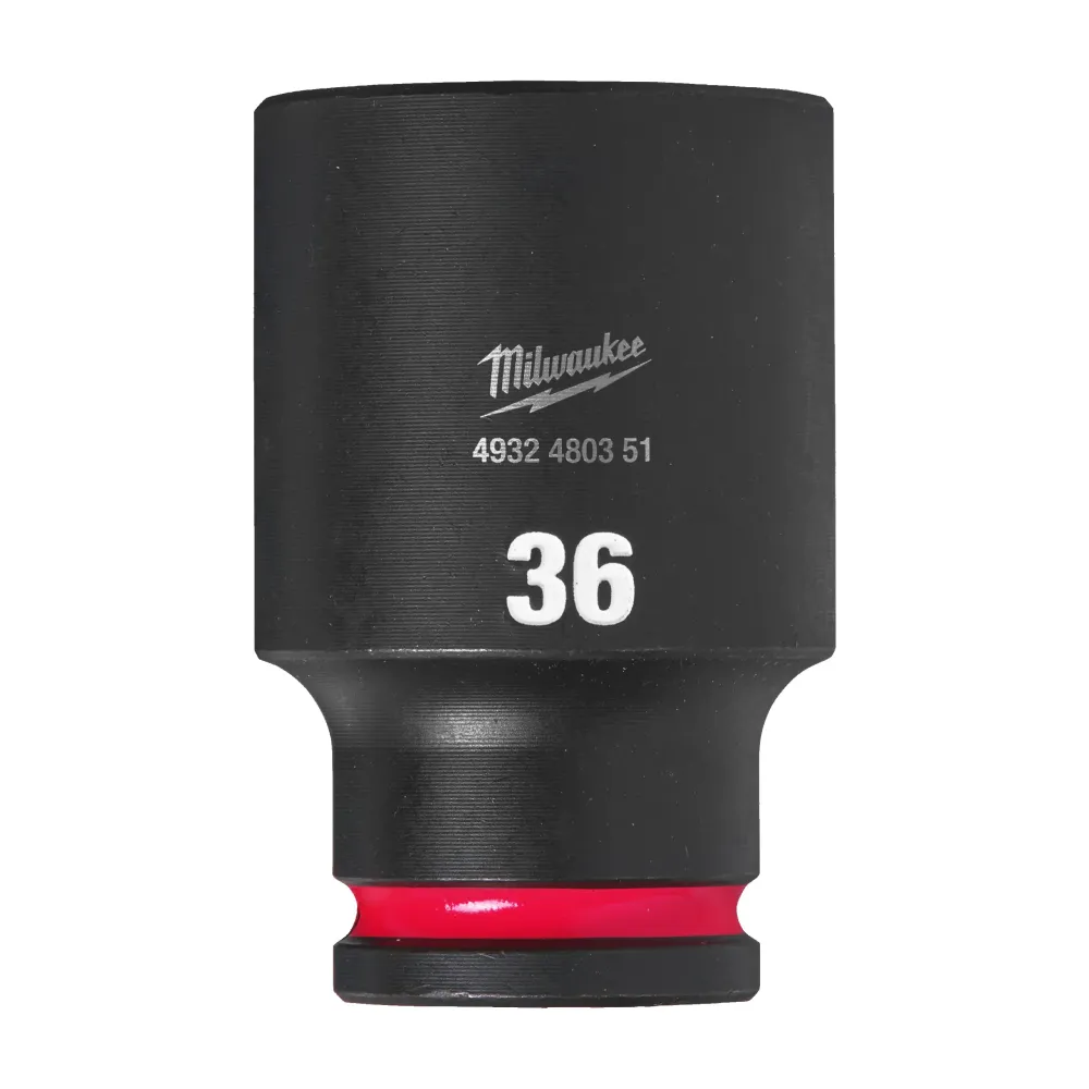 Milwaukee SHOCKWAVE™ IMPACT DUTY NASADKI UDAROWE 36 mm 1/2" nasadka udarowa głęboka - 1 szt. 4932480351