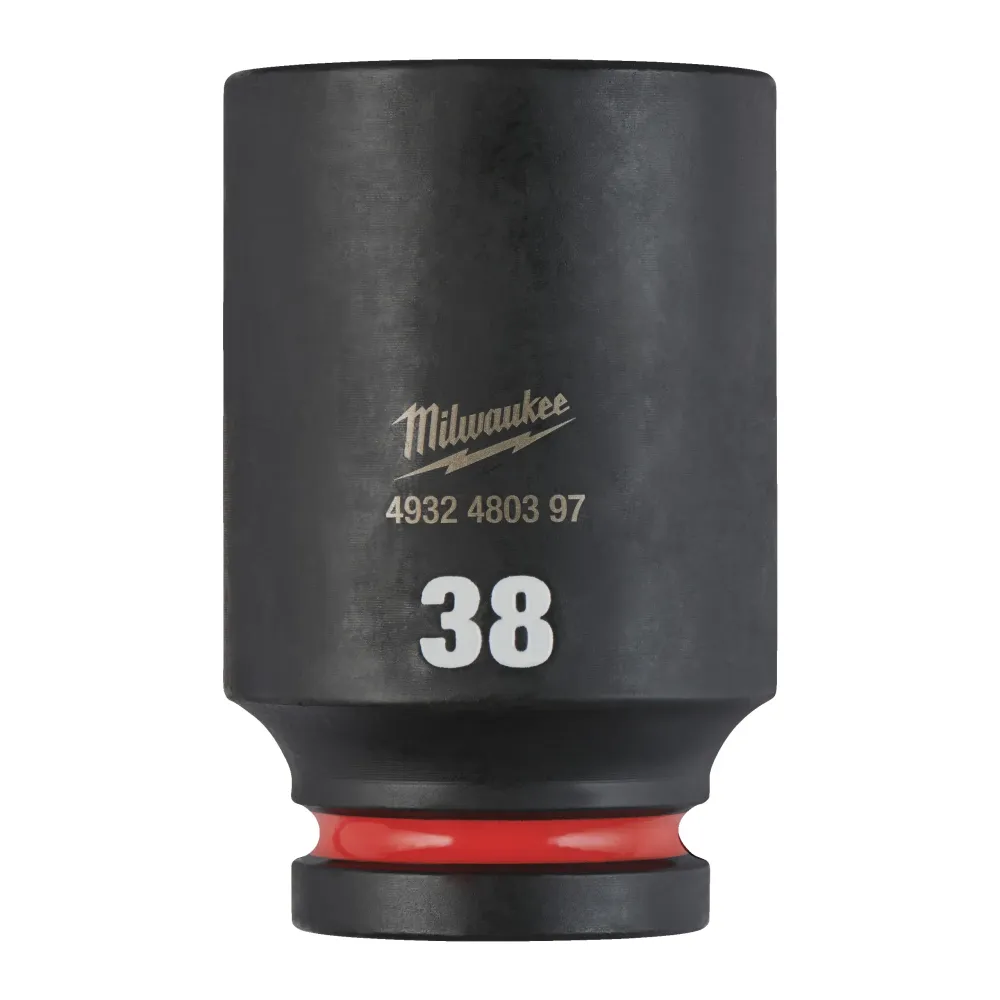 Milwaukee SHOCKWAVE™ IMPACT DUTY NASADKI UDAROWE 38 mm 3/4" nasadka udarowa głęboka - 1 szt. 4932480397