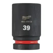 Milwaukee Nasadki udarowe SHOCKWAVE™ IMPACT DUTY 39 mm nasadka udarowa głęboka 1" - 1 szt. 4932480431