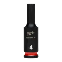 Milwaukee Nasadki udarowe SHOCKWAVE™ IMPACT DUTY 4 mm nasadka udarowa głęboka 1/4" - 1 szt. 4932480251