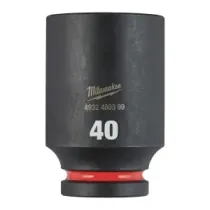 Milwaukee Nasadki udarowe SHOCKWAVE™ IMPACT DUTY 40 mm, nasadka udarowa głęboka 3/4" - 1 szt. 4932480399