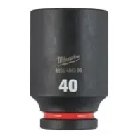 Milwaukee Nasadki udarowe SHOCKWAVE™ IMPACT DUTY 40 mm, nasadka udarowa głęboka 3/4" - 1 szt. 4932480399