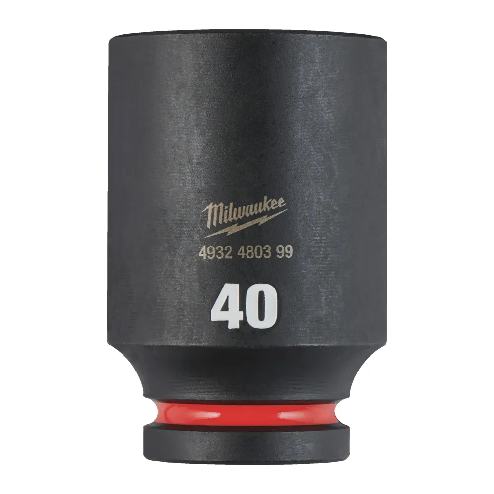 Milwaukee Nasadki udarowe SHOCKWAVE™ IMPACT DUTY 40 mm, nasadka udarowa głęboka 3/4" - 1 szt. 4932480399