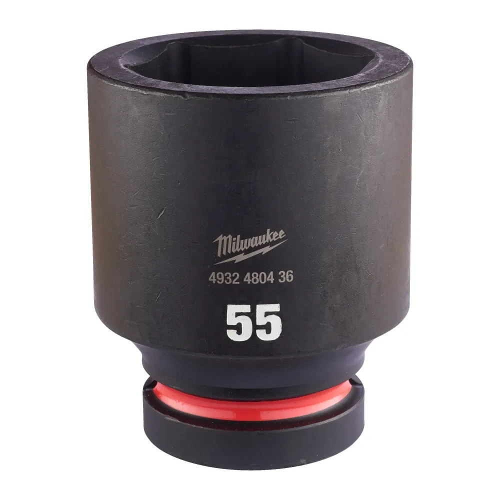 Milwaukee SHOCKWAVE™ IMPACT DUTY NASADKI UDAROWE 55 mm 1" nasadka udarowa głęboka - 1 szt. 4932480436