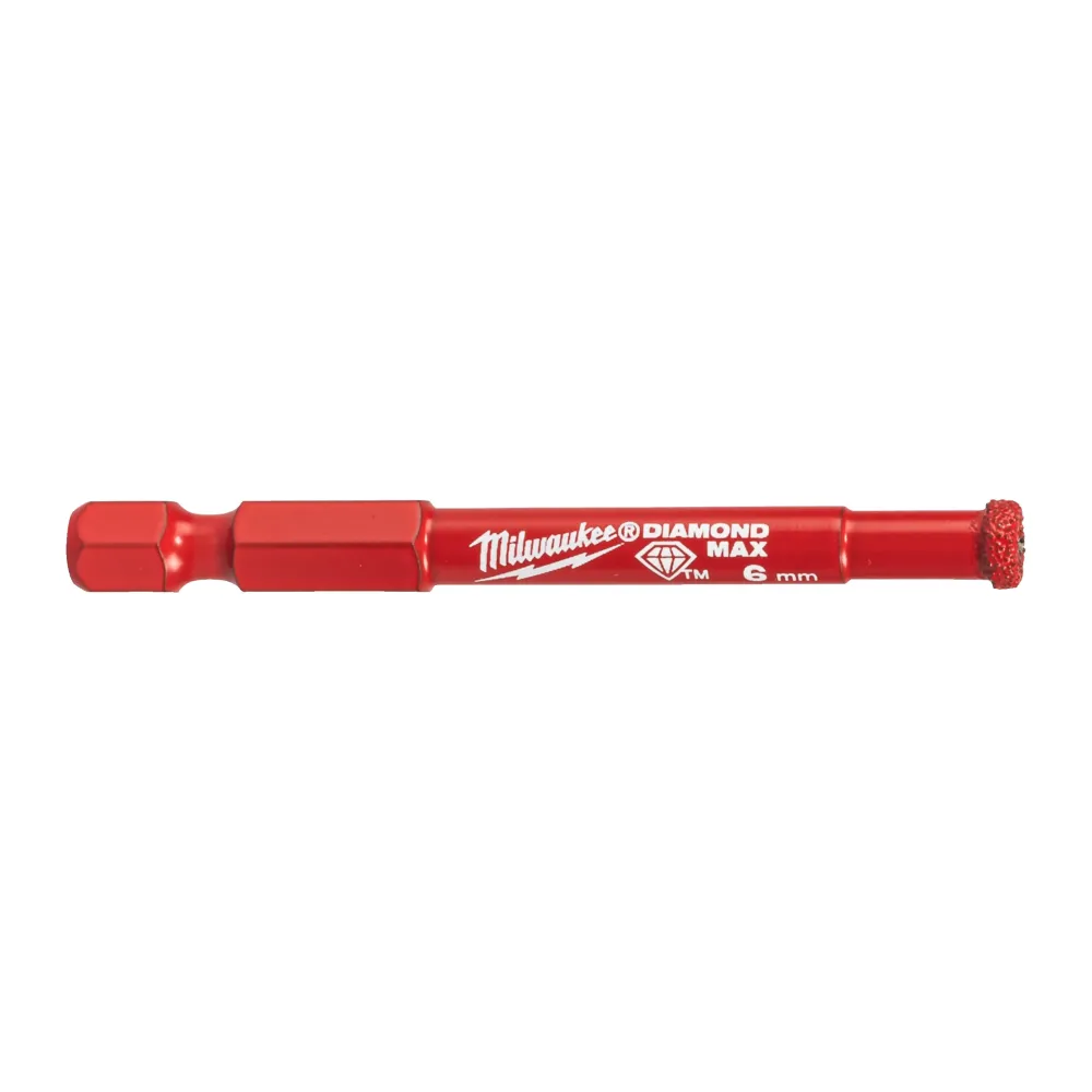 Milwaukee Wiertła na mokro Diamond Max 6 mm ¼" Hex 4932498342