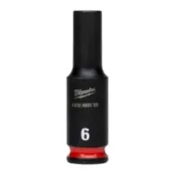 Milwaukee Nasadki udarowe SHOCKWAVE™ IMPACT DUTY 6 mm nasadka udarowa głęboka 1/4" - 1 szt. 4932480255