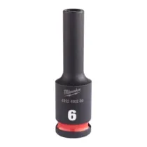 Milwaukee Nasadki udarowe SHOCKWAVE™ IMPACT DUTY 6 mm nasadka udarowa głęboka 3/8" - 1 szt. 4932480280