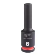 Milwaukee Nasadki udarowe SHOCKWAVE™ IMPACT DUTY 6 mm nasadka udarowa głęboka 3/8" - 1 szt. 4932480280