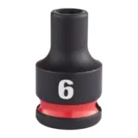 Milwaukee Nasadki udarowe SHOCKWAVE™ IMPACT DUTY 6 mm nasadka udarowa 3/8" STD - 1 szt. 4932480263