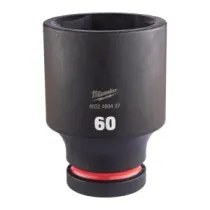 Milwaukee SHOCKWAVE™ IMPACT DUTY NASADKI UDAROWE 60 mm 1" nasadka udarowa głęboka - 1 szt. 4932480437