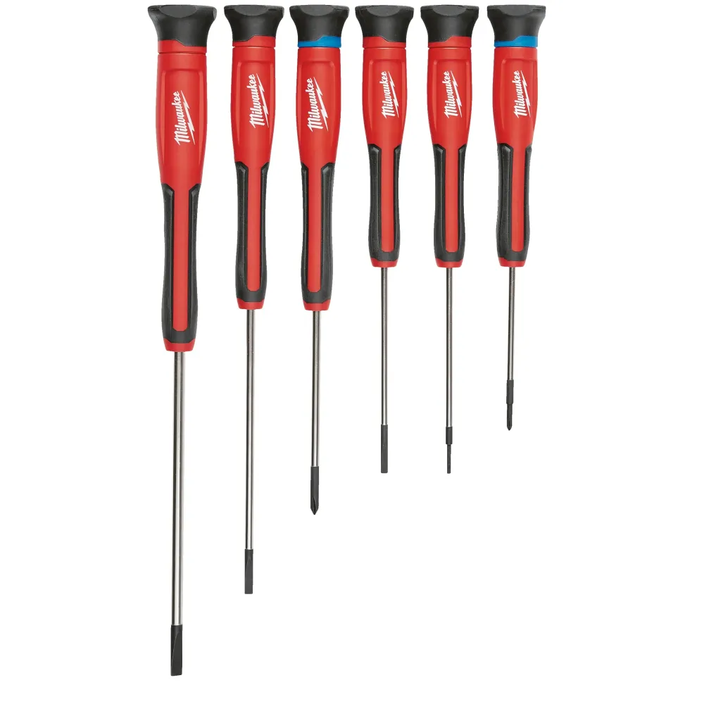 Milwaukee Precision Screwdrivers 6-częściowy zestaw precyzyjnych śrubokrętów 4932471869