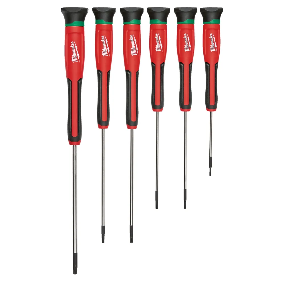 Milwaukee Precision Screwdrivers 6-częściowy zestaw precyzyjnych śrubokrętów Torx 4932471870