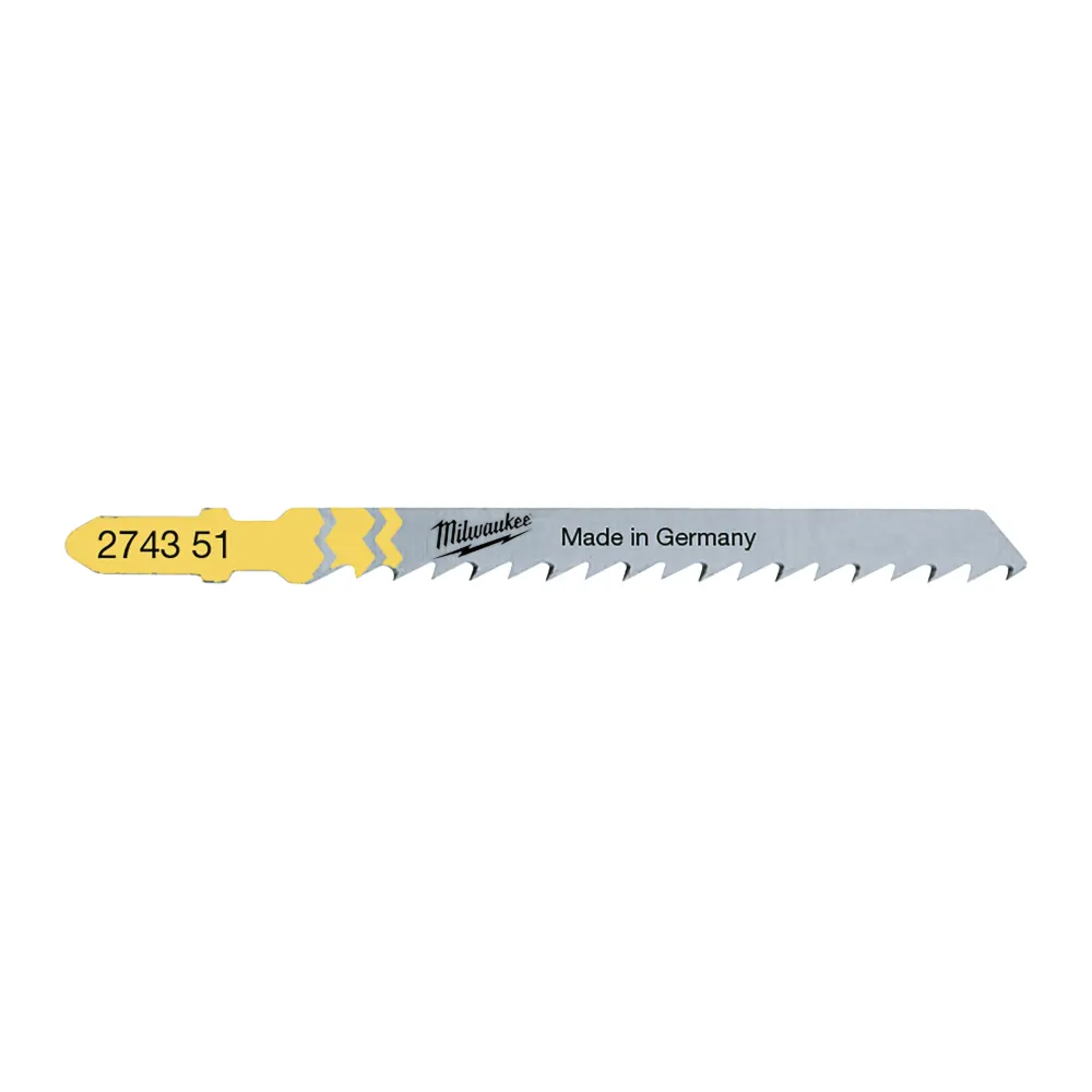 Milwaukee Wood: Czyste i bezodpryskowe ostrza tnące 75 x 4 mm T 101 D - 5 szt. 4932274351