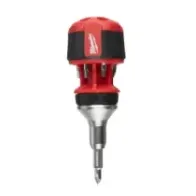 Milwaukee 8 w 1 Kompaktowy Wkrętak Grzechotkowy Wielobitowy - 1 szt. 4932471868