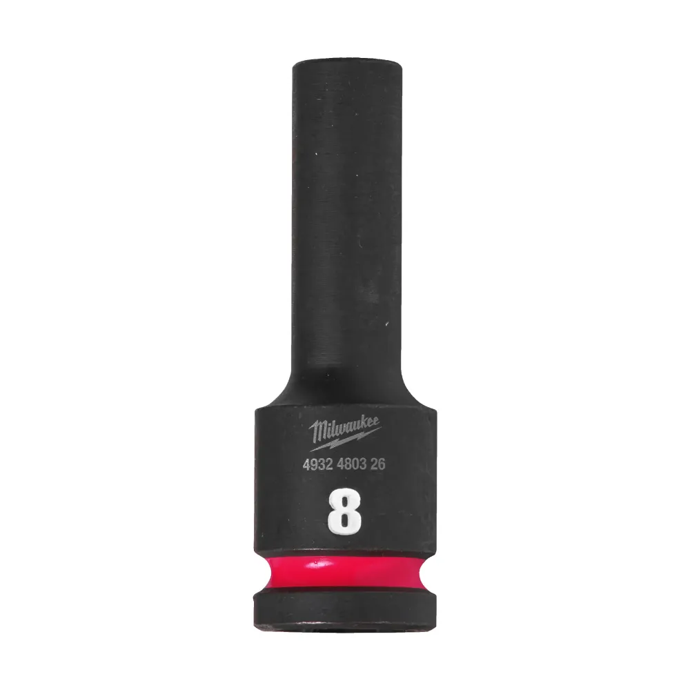 Milwaukee SHOCKWAVE™ IMPACT DUTY NASADKI UDAROWE 8 mm 1/2" nasadka udarowa głęboka - 1 szt. 4932480326