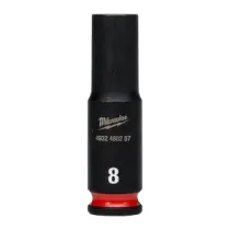 Milwaukee Nasadki udarowe SHOCKWAVE™ IMPACT DUTY 8 mm nasadka udarowa głęboka 1/4" - 1 szt. 4932480257