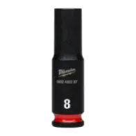 Milwaukee Nasadki udarowe SHOCKWAVE™ IMPACT DUTY 8 mm nasadka udarowa głęboka 1/4" - 1 szt. 4932480257
