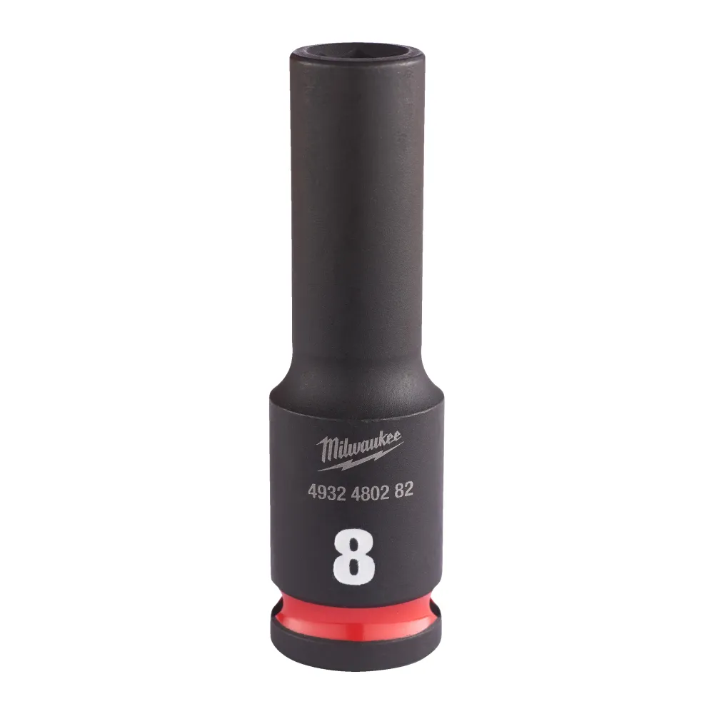 Milwaukee Nasadki udarowe SHOCKWAVE™ IMPACT DUTY 8 mm nasadka udarowa głęboka 3/8" - 1 szt. 4932480282