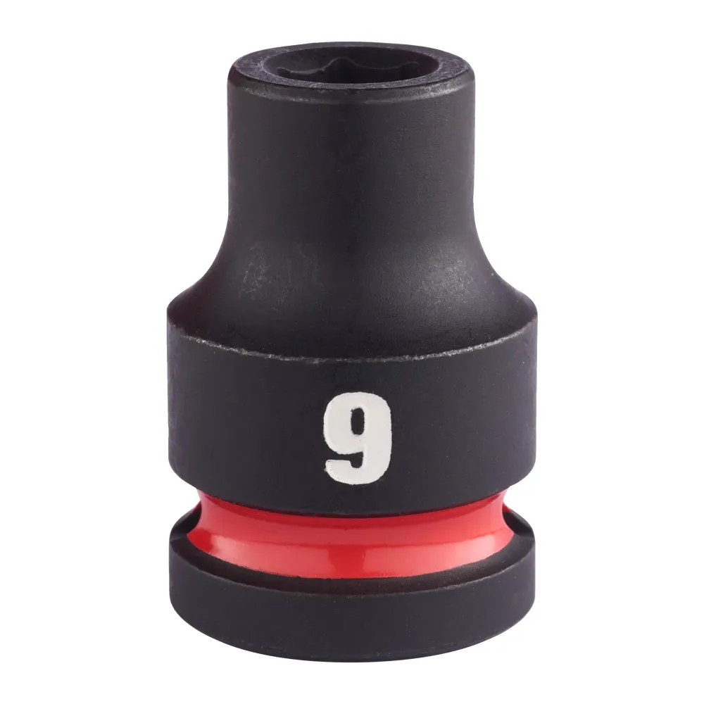 Milwaukee Nasadki udarowe SHOCKWAVE™ IMPACT DUTY 9 mm nasadka udarowa 1/2" STD - 1 szt. 4932480303