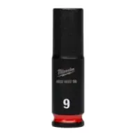 Milwaukee Nasadki udarowe SHOCKWAVE™ IMPACT DUTY 9 mm nasadka udarowa głęboka 1/4" - 1 szt. 4932480258