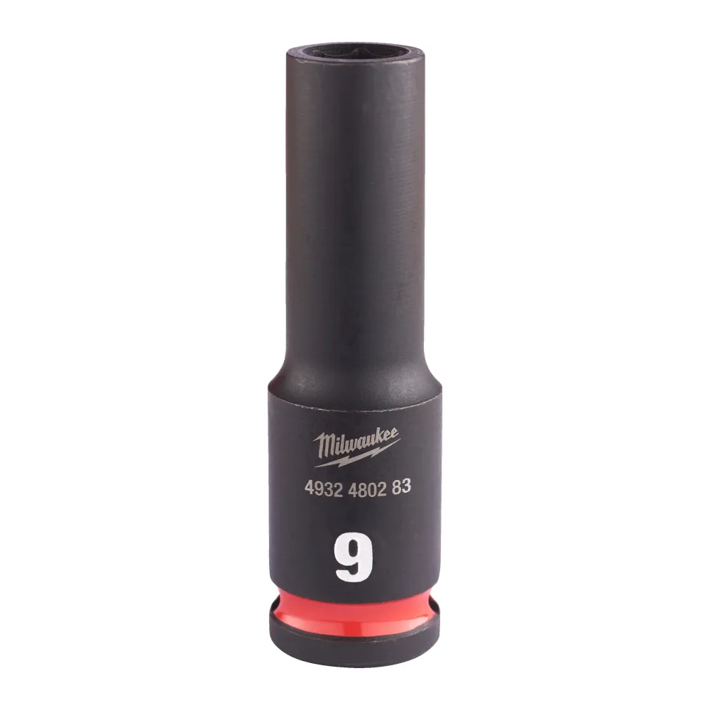 Milwaukee Nasadki udarowe SHOCKWAVE™ IMPACT DUTY 9 mm 3/8" nasadka udarowa głęboka - 1 szt. 4932480283