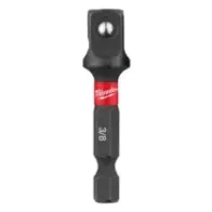 Milwaukee Adaptery udarowe - Adapter z uchwytem sześciokątnym 1/4" sześciokąt - 3/8" kwadrat 4932478054