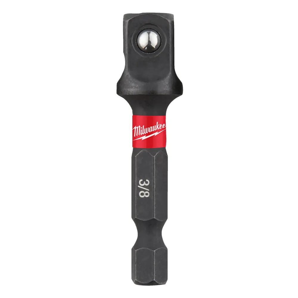 Milwaukee Adaptery udarowe - Adapter z uchwytem sześciokątnym 1/4" sześciokąt - 3/8" kwadrat 4932478054