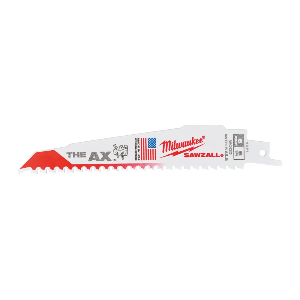 Milwaukee Wood z gwoździem: AX AX 150mm x 5 Tpi - 5 szt. 48475021